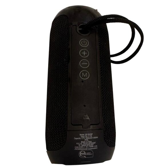 JVC Portable Wireless Bluetooth Speaker SP-SX3BT 6"L Black DC5V/Aux Works - Picture 3 of 4